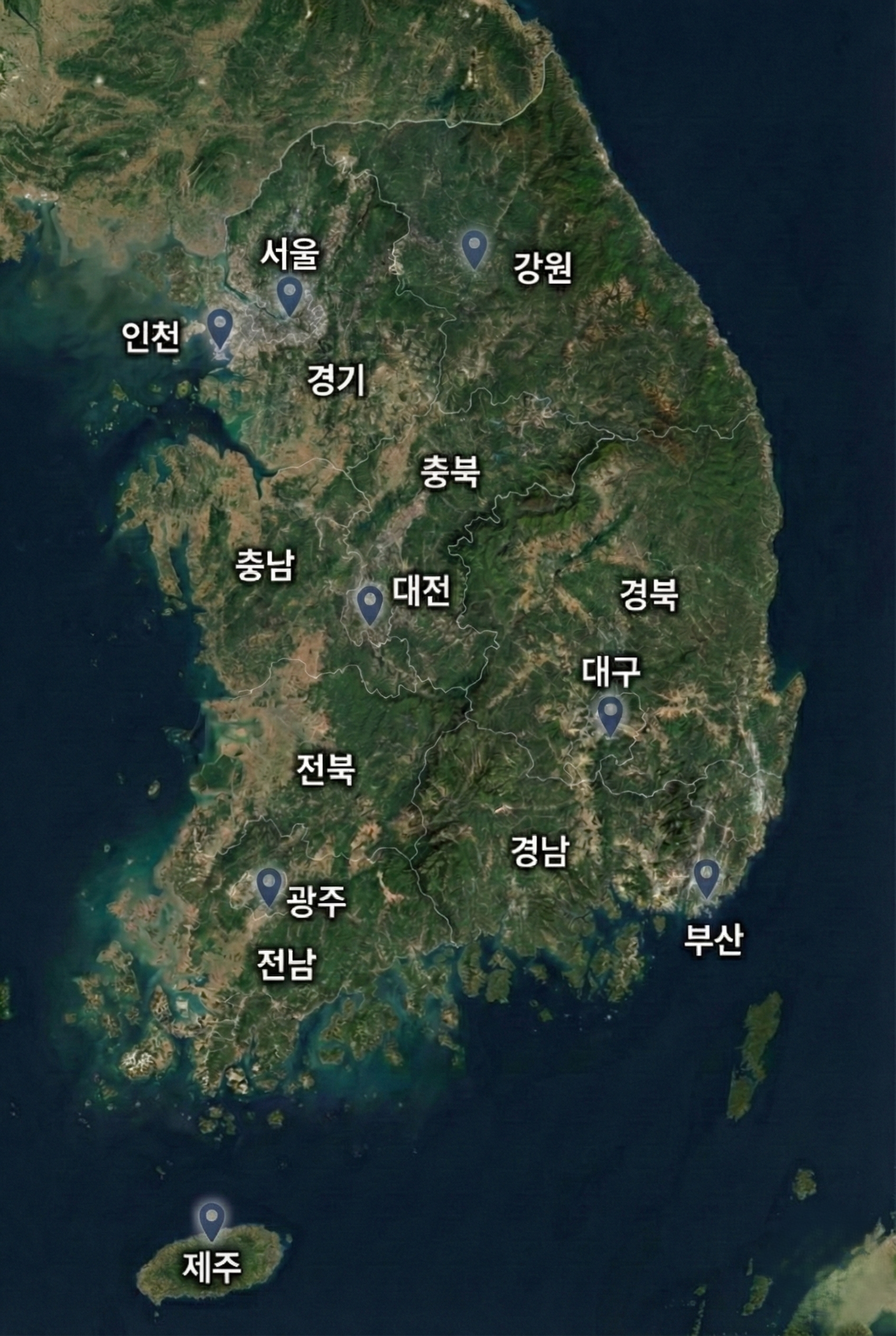 전국 네트워크 지도